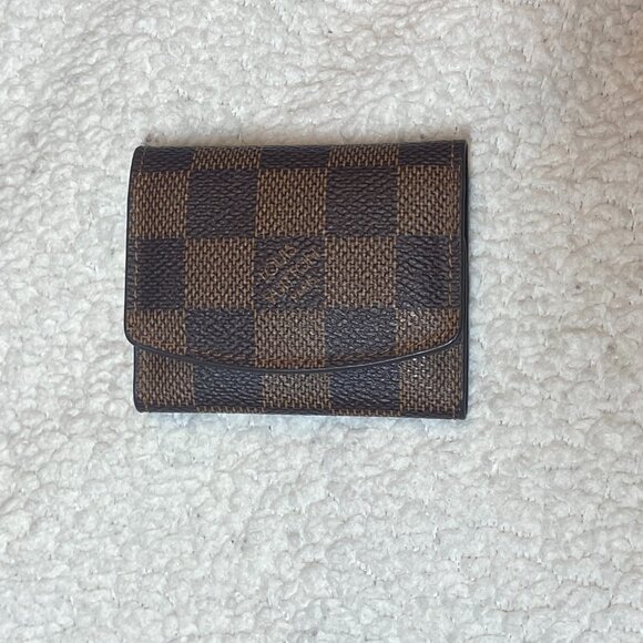 LOUIS VUITTON DAMIER CUFFLINK CASE - Picture 1 of 7